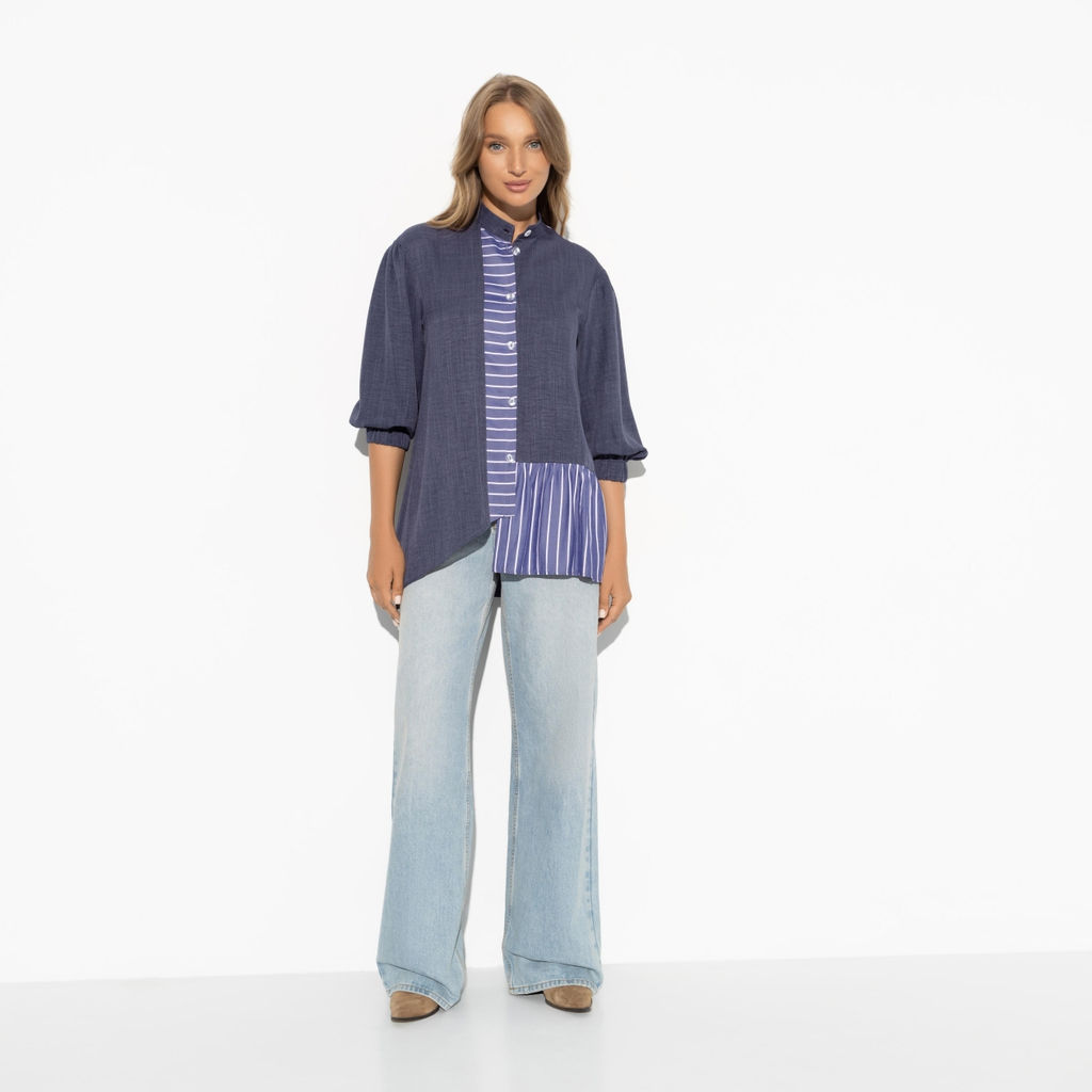 Рубашка В мире роскоши (blue) - Charutti фото 8