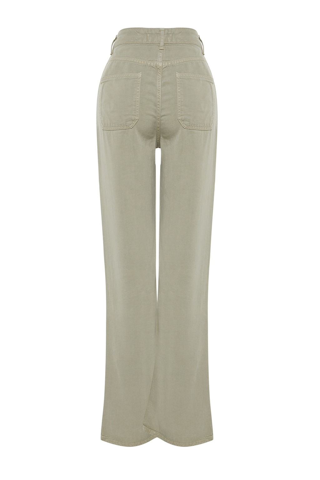 Bej More Sustainable %100 Tencel Dusuk Bel Wide Leg Jeans TWOSS23JE00219 - Trendyolmilla фото 26