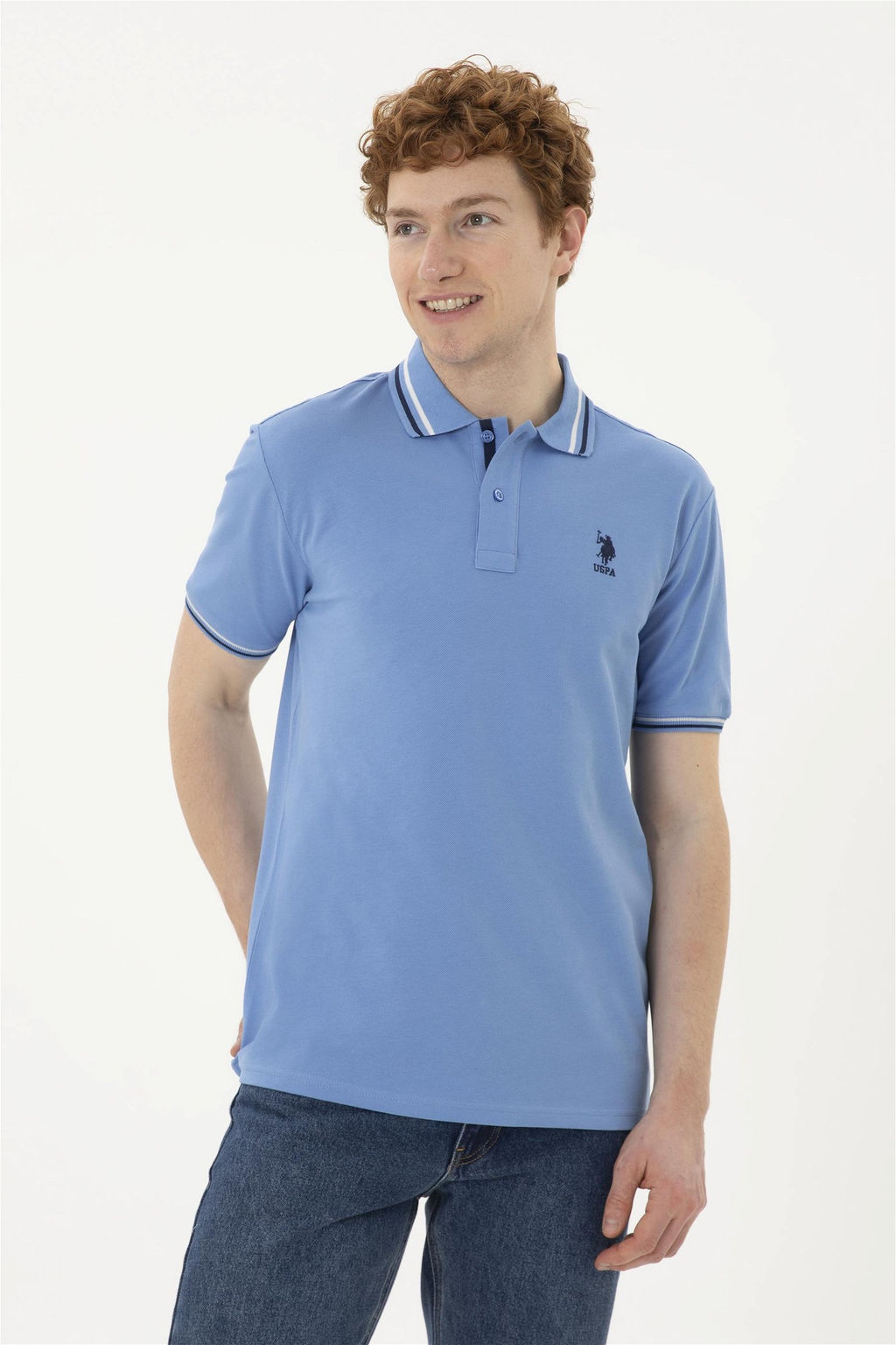 Мужская темно-синяя базовая футболка - U.s. polo assn фото 3