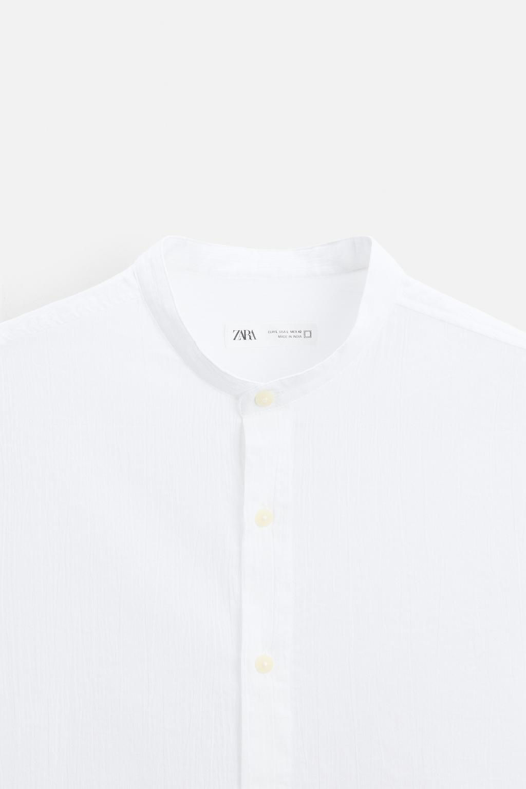 CREASED-EFFECT SHIRT - Zara фото 7