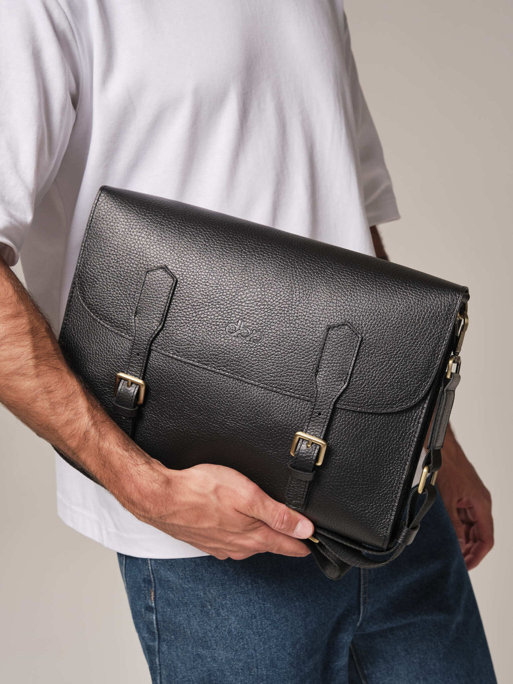 Мужская сумка David DBR 7095 черный  фото 3