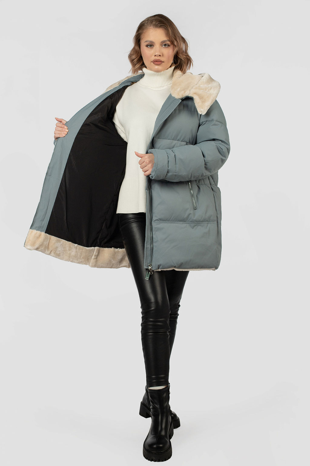 05-2251 Куртка женская зимняя (биопух 250) - El podio фото 7