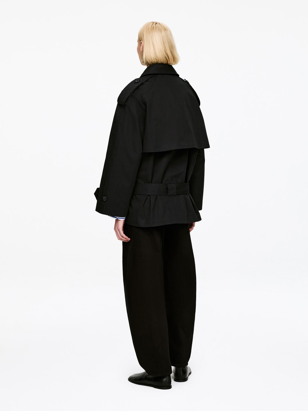 Chaqueta estilo trench