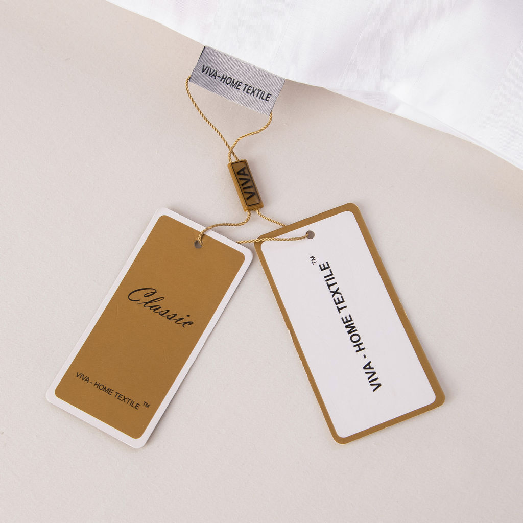 Пододеяльник Страйп Сатин Однотонный Отель белый 100% Хлопок 3x3 P3CTH037150210 150*210