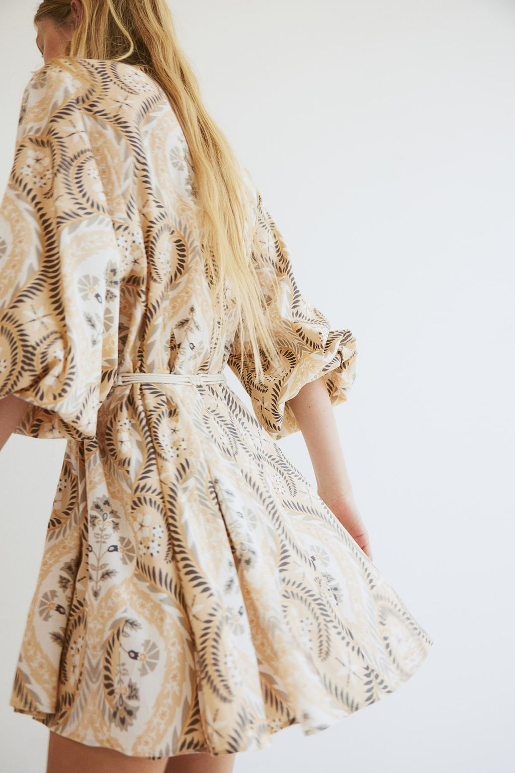 Vestido con cinturon de macrame - H&m фото 7