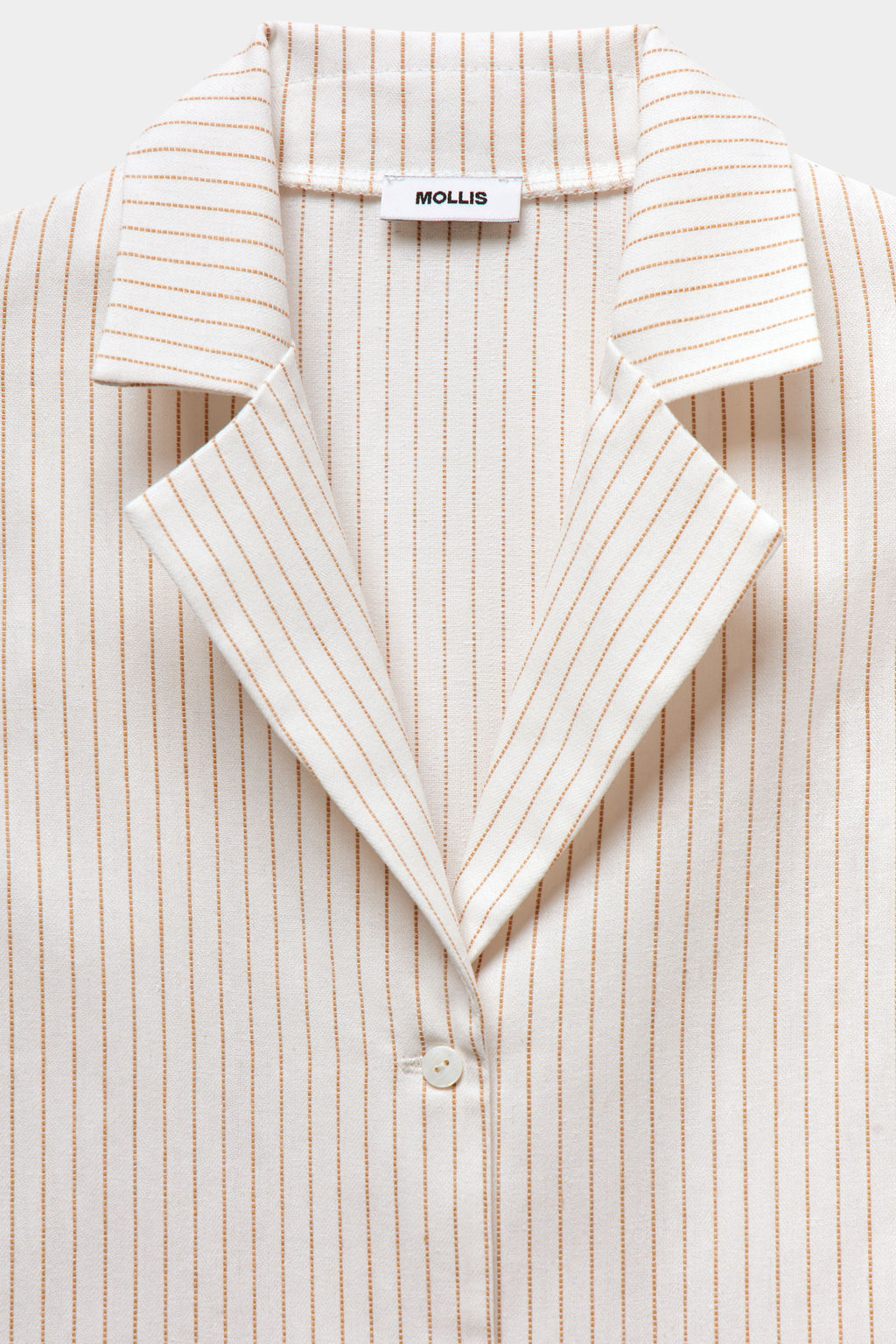 Рубашка изо льна в полоску - Mollis фото 5