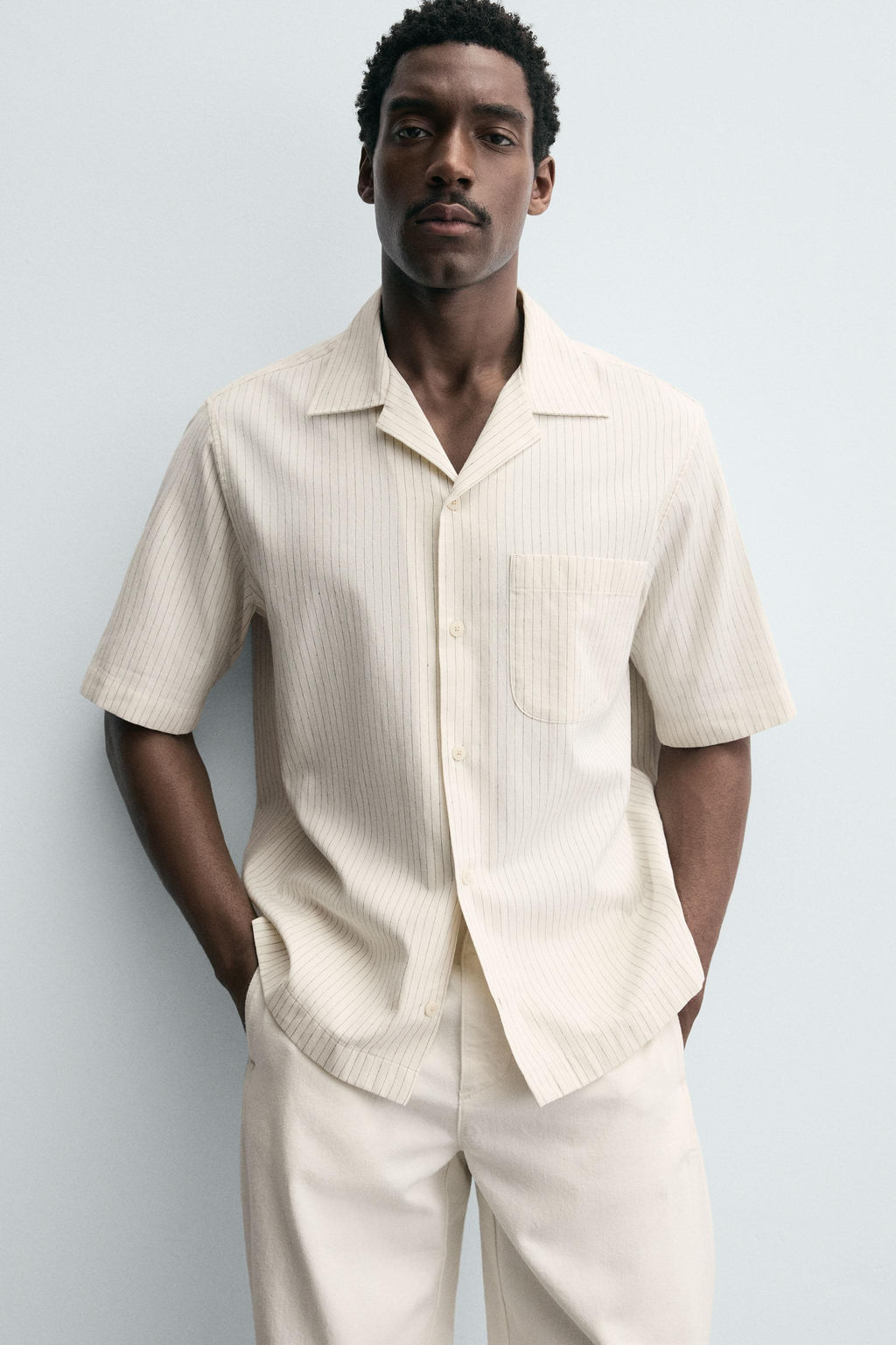 STRIPED SHIRT WITH POCKET