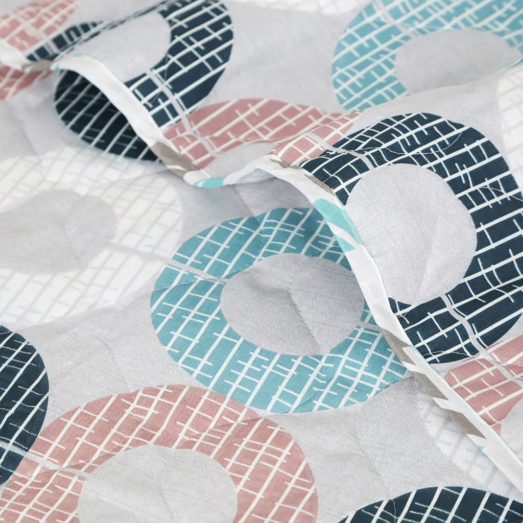 АРТ 048 Покрывало (микрофайбер) 210*240 "Круги"