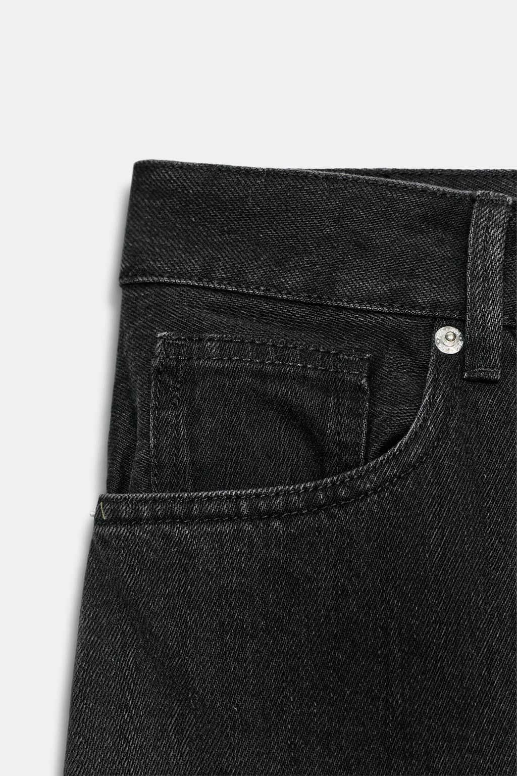 TRF MID-WAIST DENIM JORTS BERMUDA SHORTS - Zara фото 10