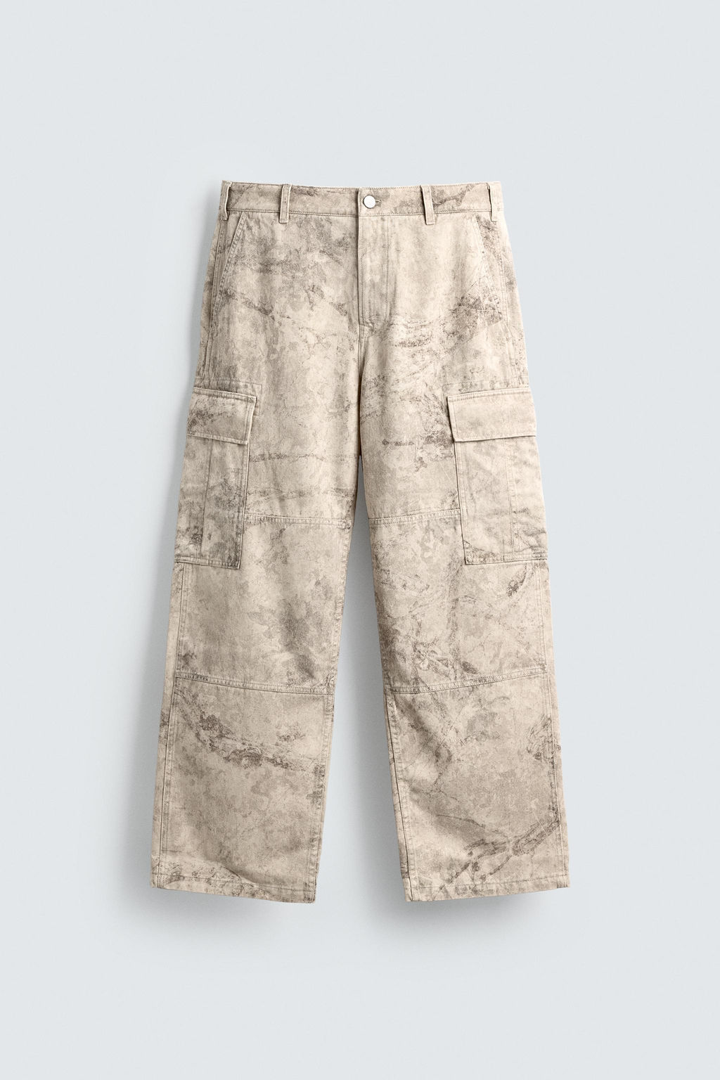 STRAIGHT-LEG CARGO TROUSERS - Zara фото 7