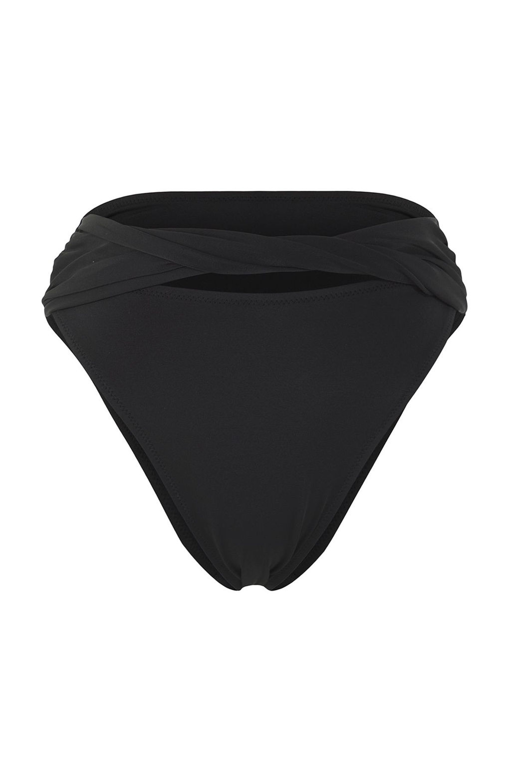 TRENDYOLMILLA Siyah Yuksek Bel Regular Bikini Alt? TBESS25BA00037  фото 4