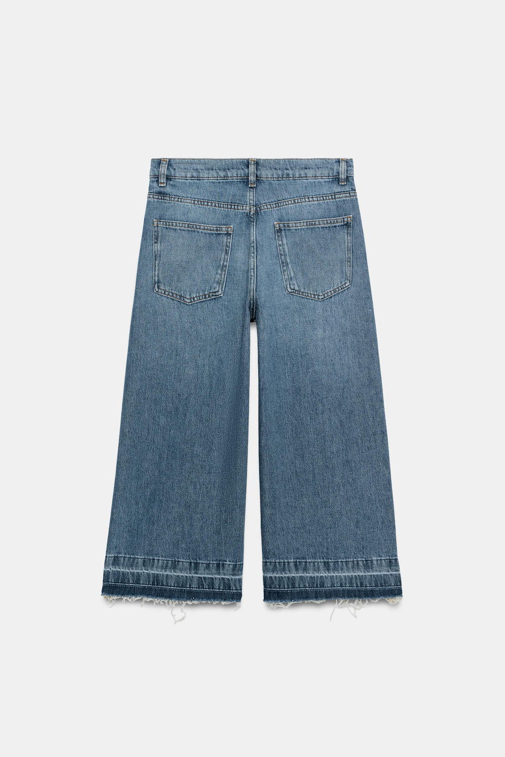 BERMUDA DENIM WIDE LEG ZW COLLECTION / Azul - Zara фото 6