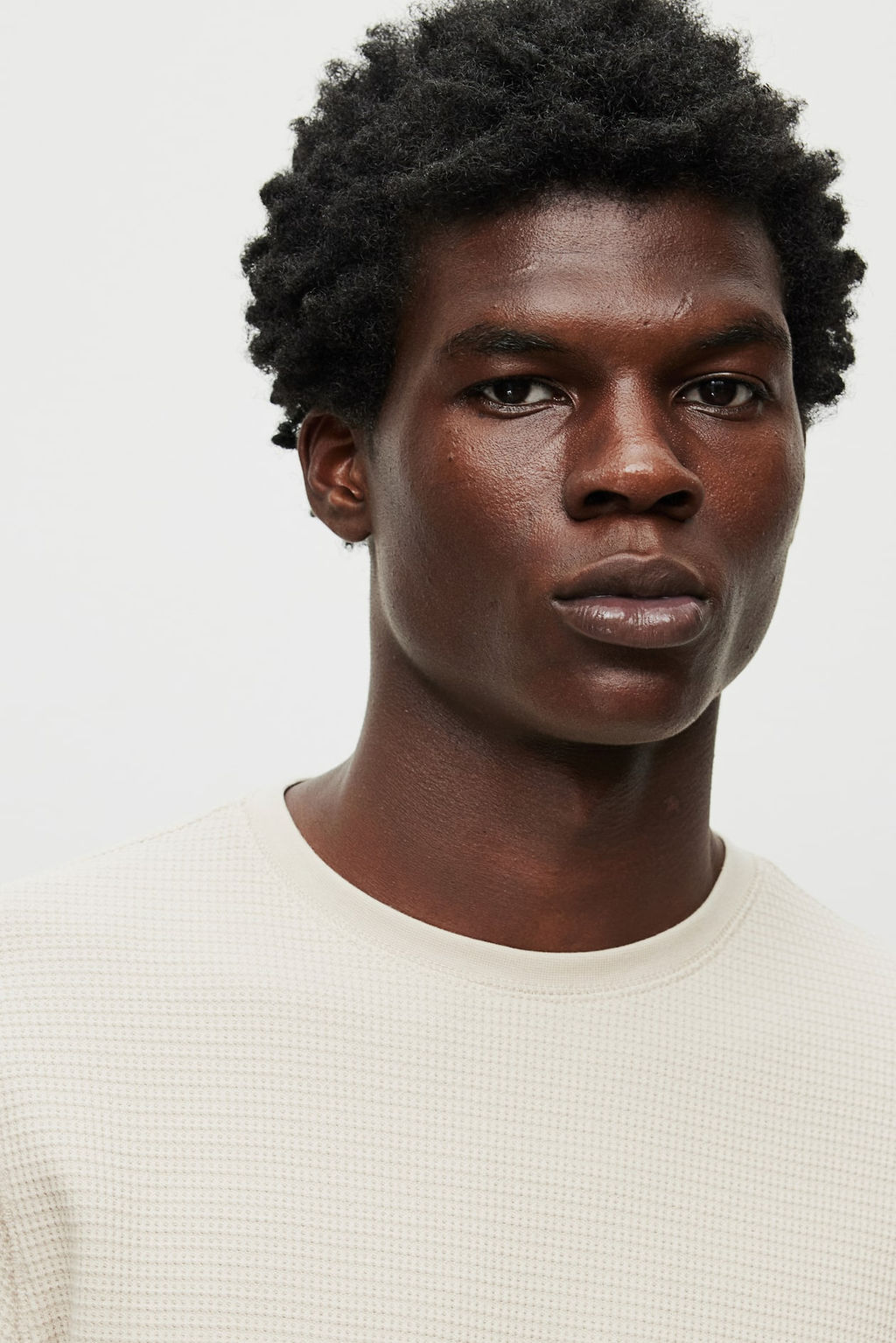 Camiseta en punto gofrado Slim Fit - H&m фото 2