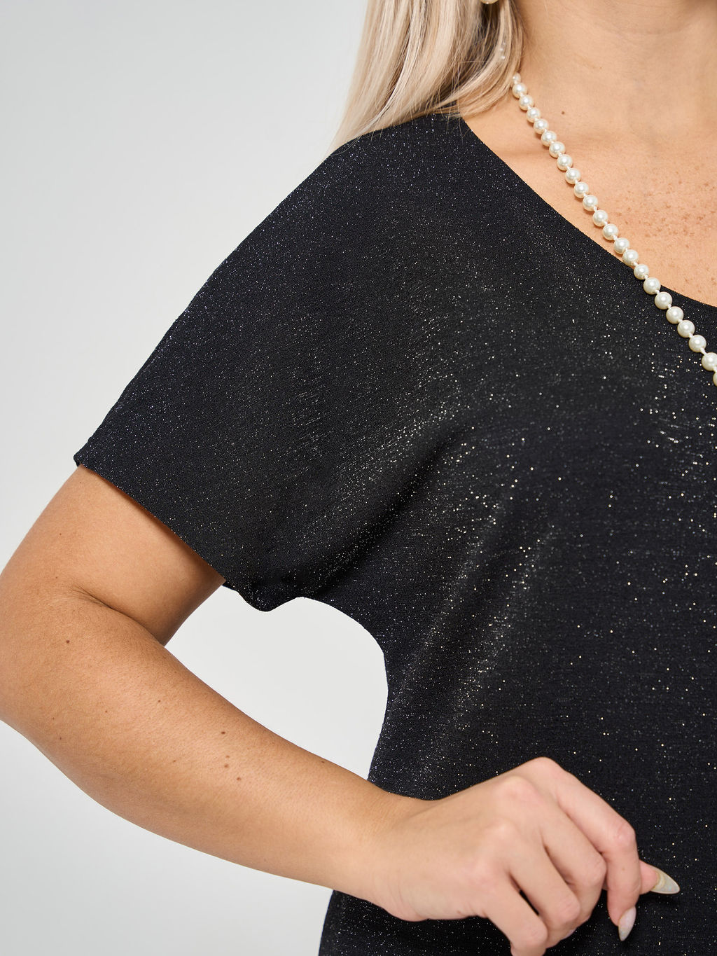 Платье 0183-1 черный кристалл