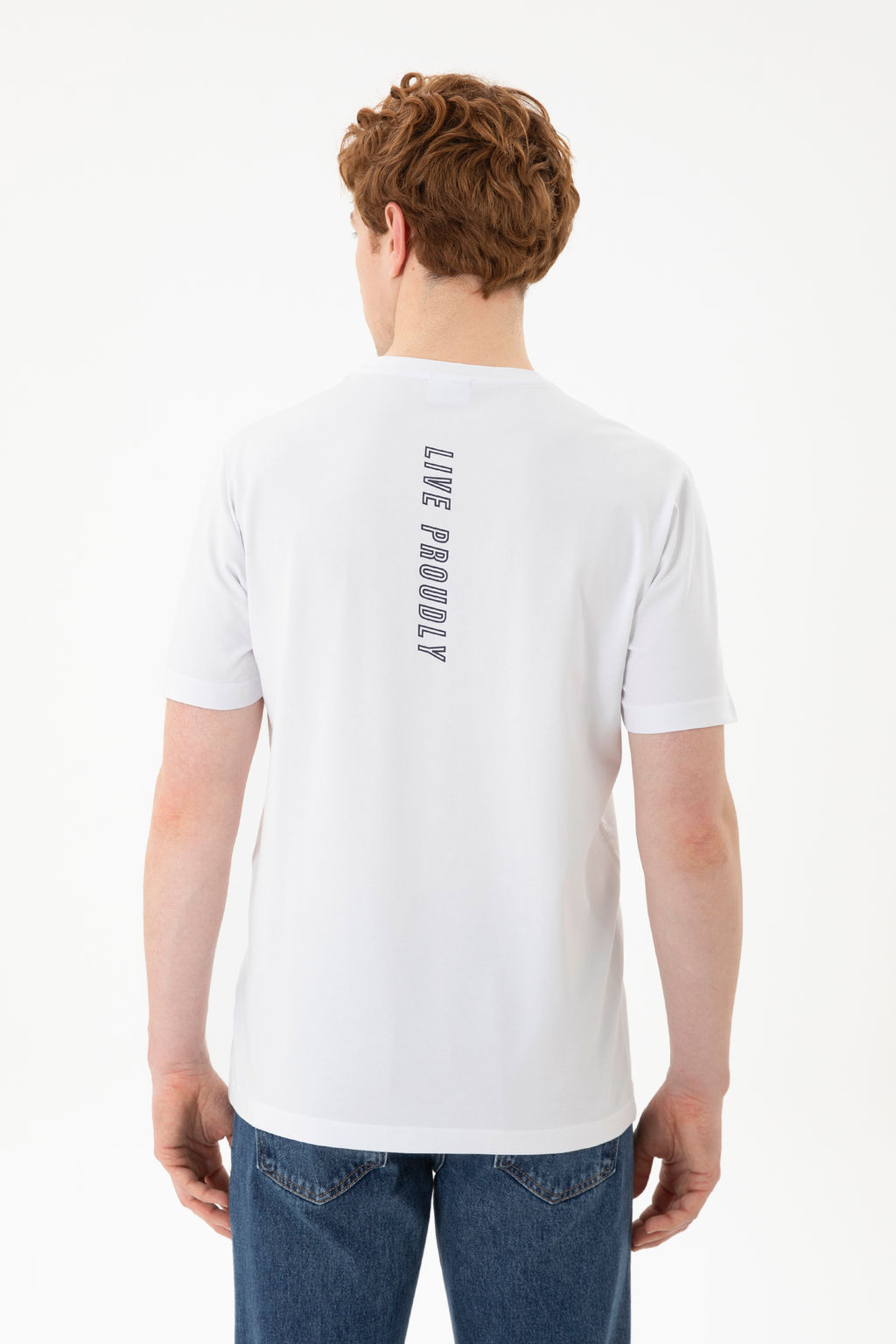 Мужская белая футболка - U.s. polo assn фото 5