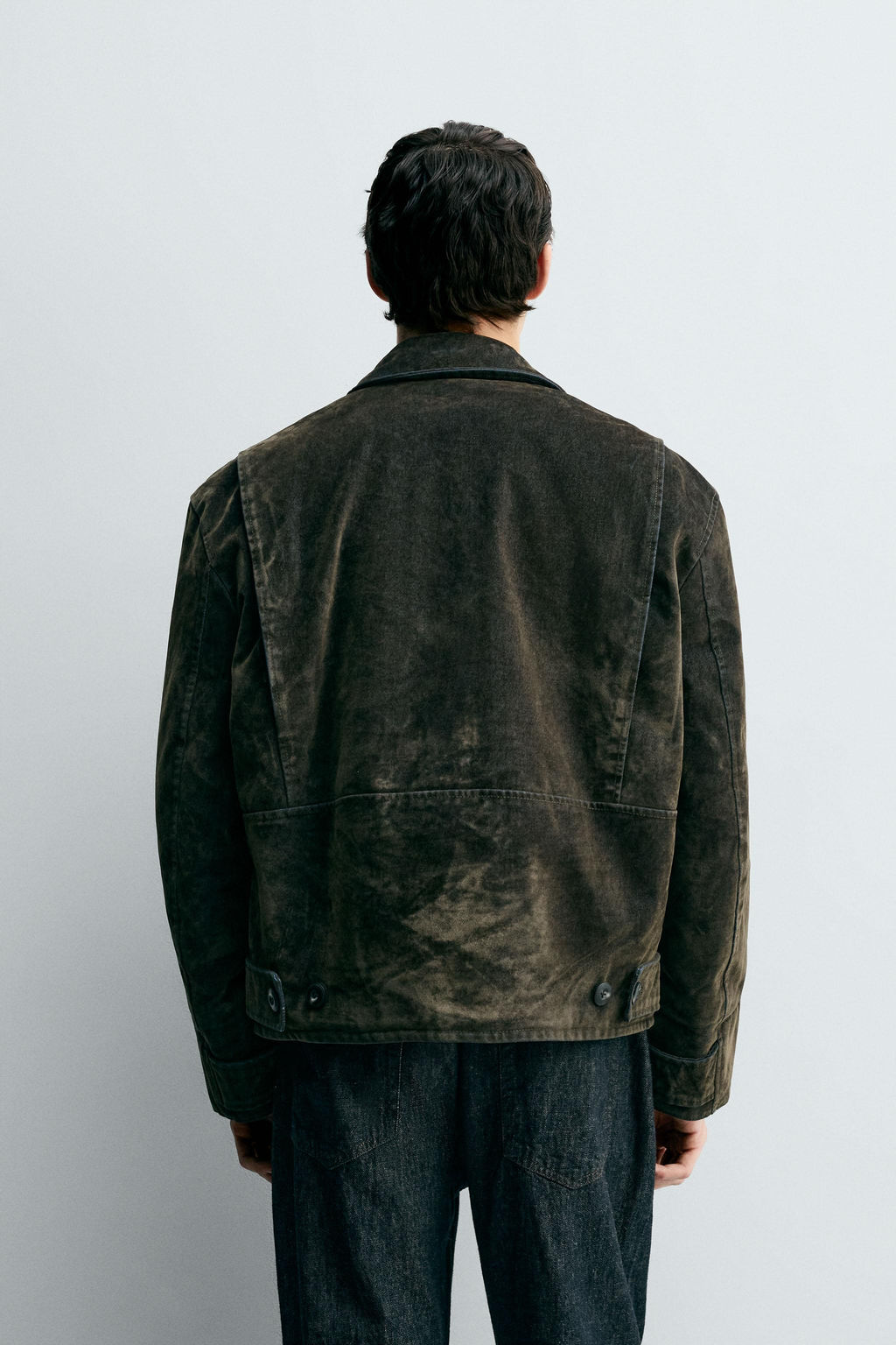 VELOUR TWILL JACKET - Zara фото 3
