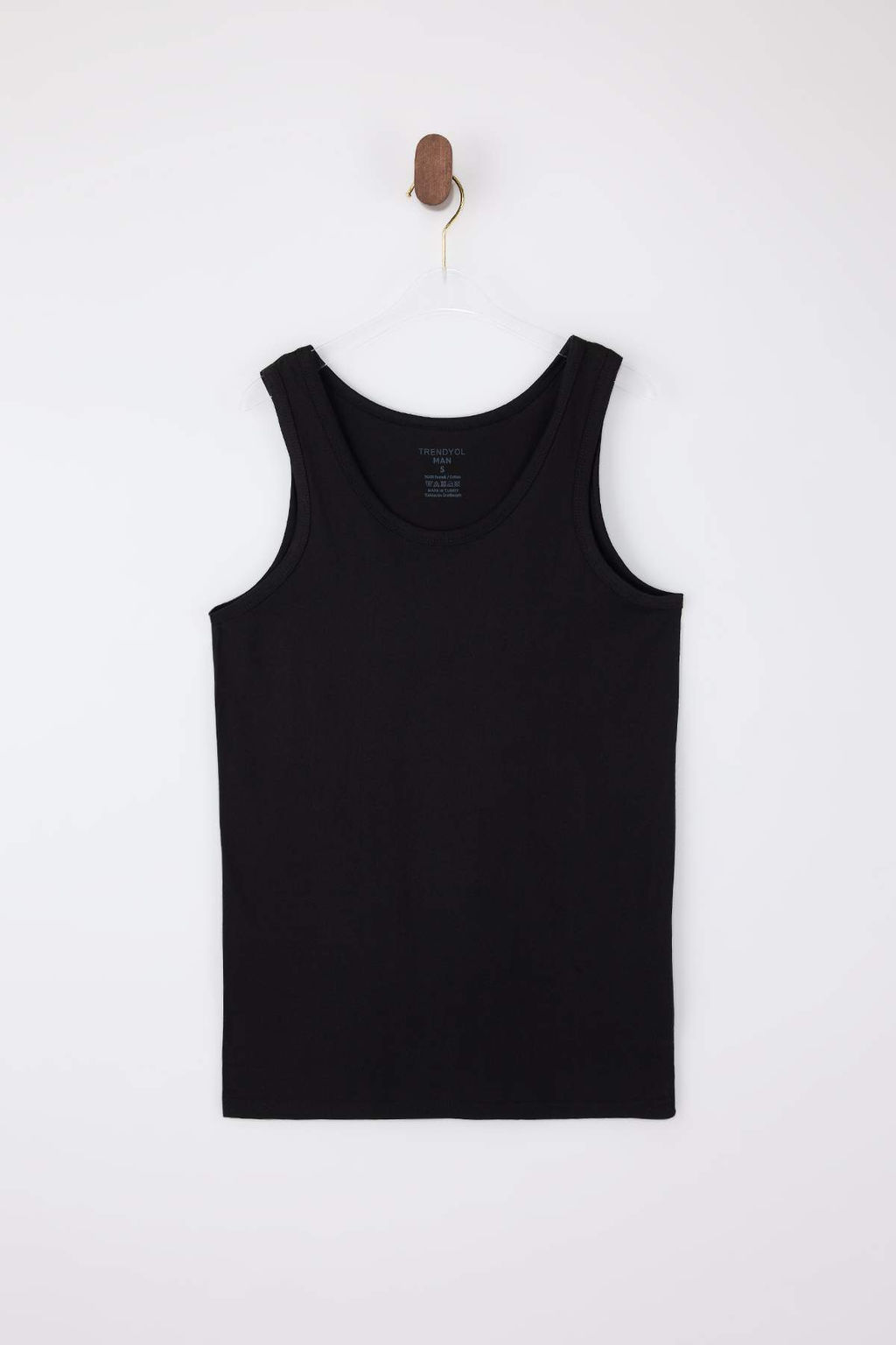 Siyah - Beyaz Basic 2li Paket Ic Giyim Atlet