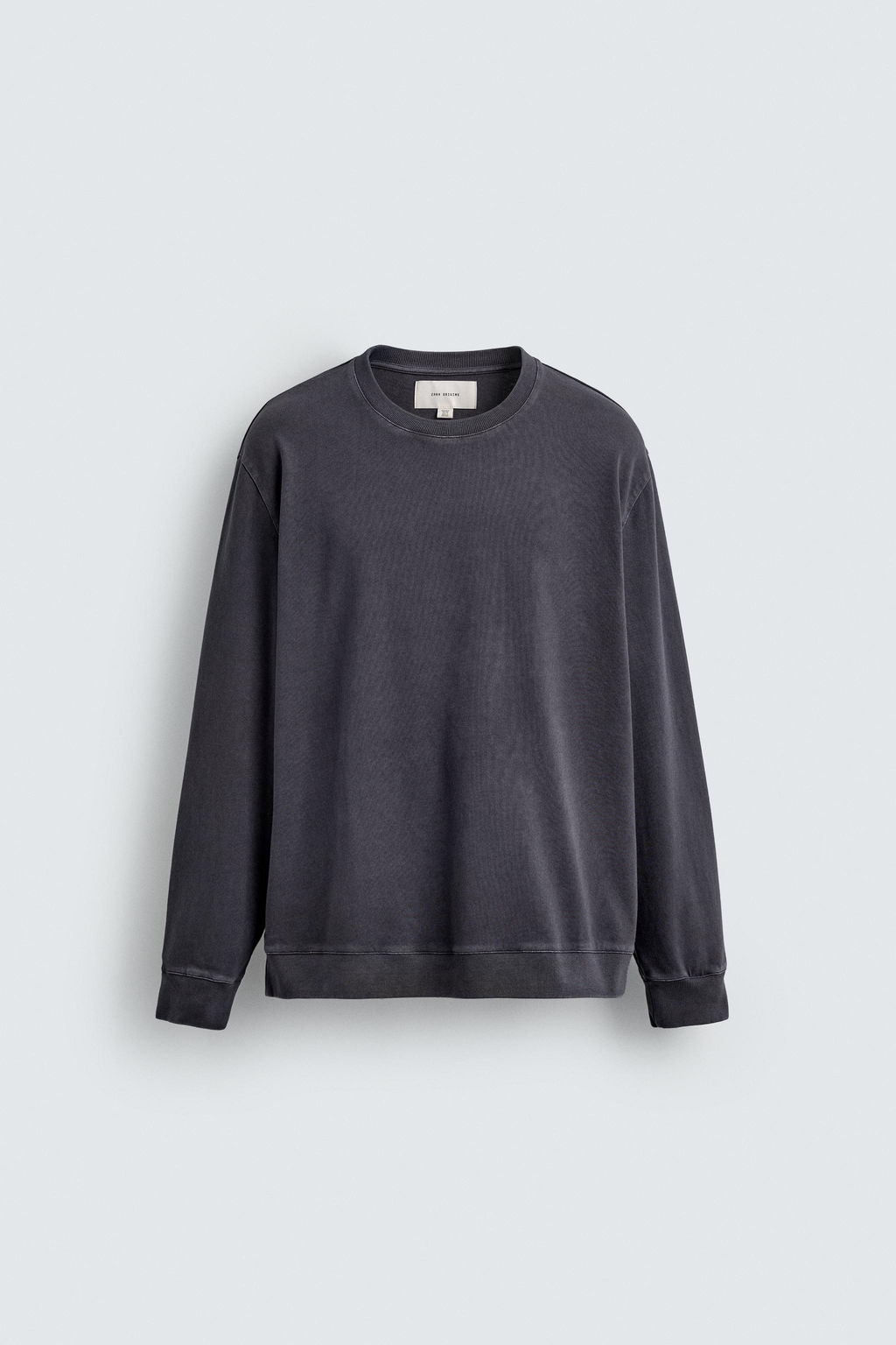 SOFT CREW NECK FADED SWEATSHIRT - Zara фото 7