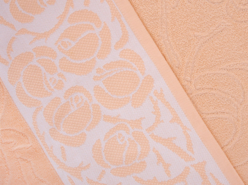 6с102.411ж1 Тенденция (1-неж.оранж) Полотенце махровое 67х150см