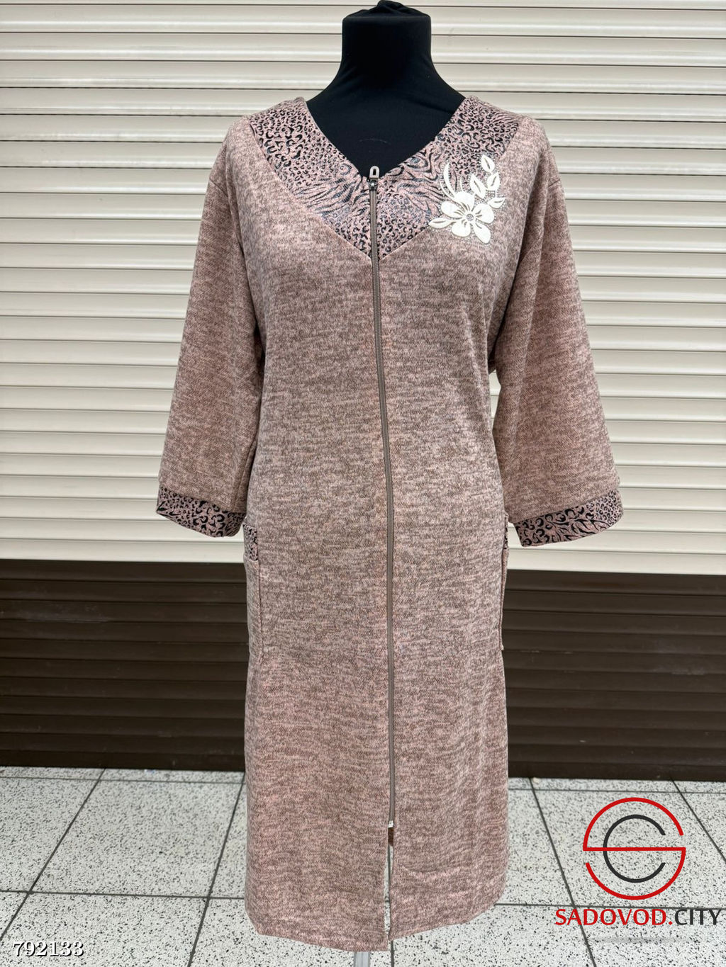 Халат женский на молнии