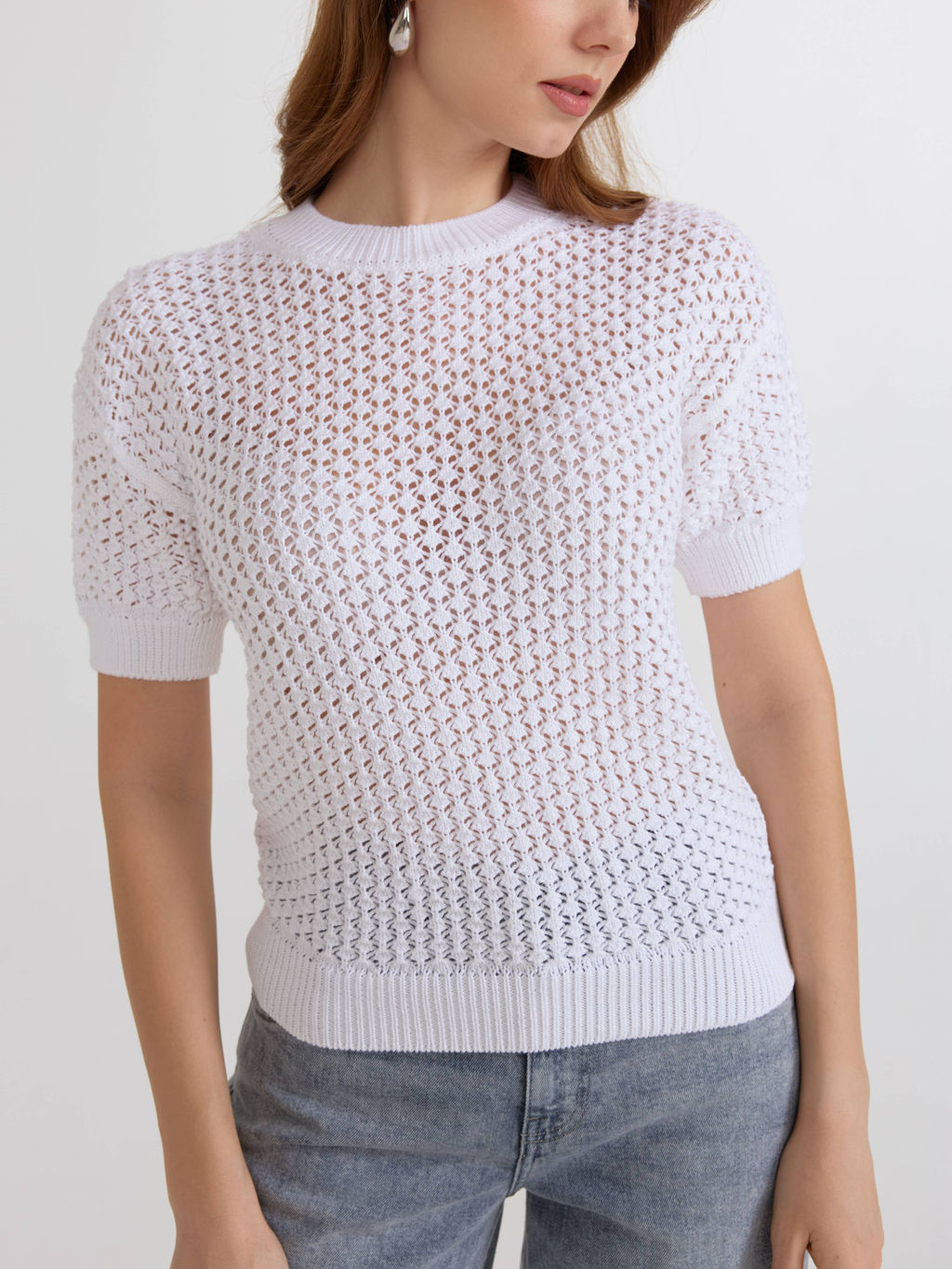 CONTE LDK2457 Джемпер женский white - Conte elegant фото 3