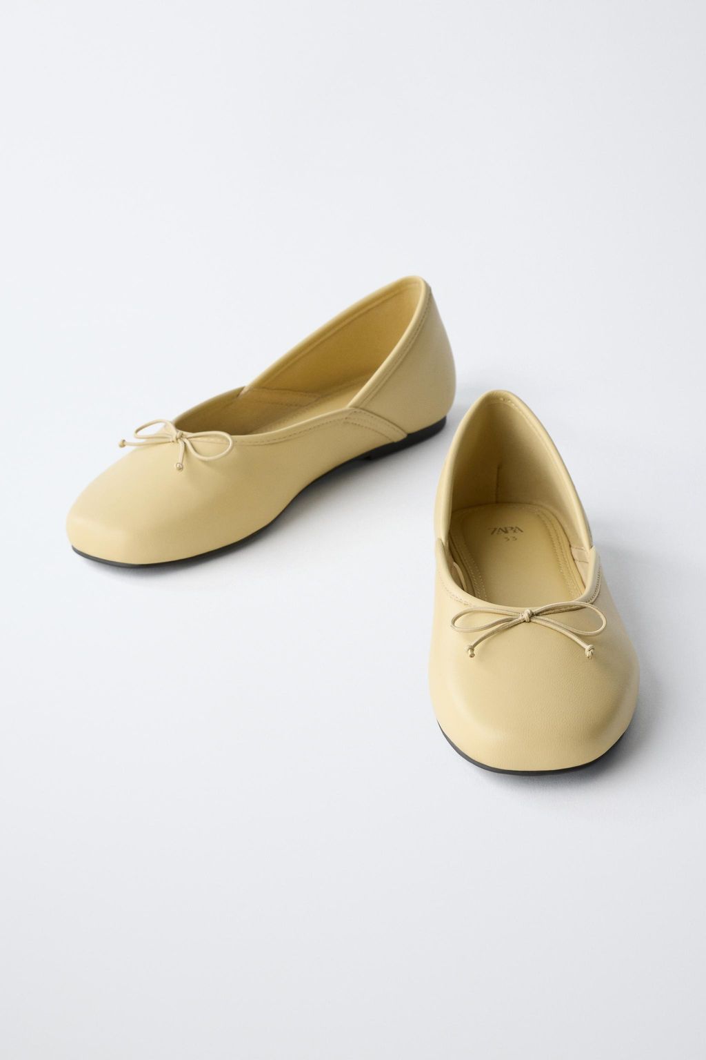 BAILARINA PIEL / Amarillo - Zara фото 3