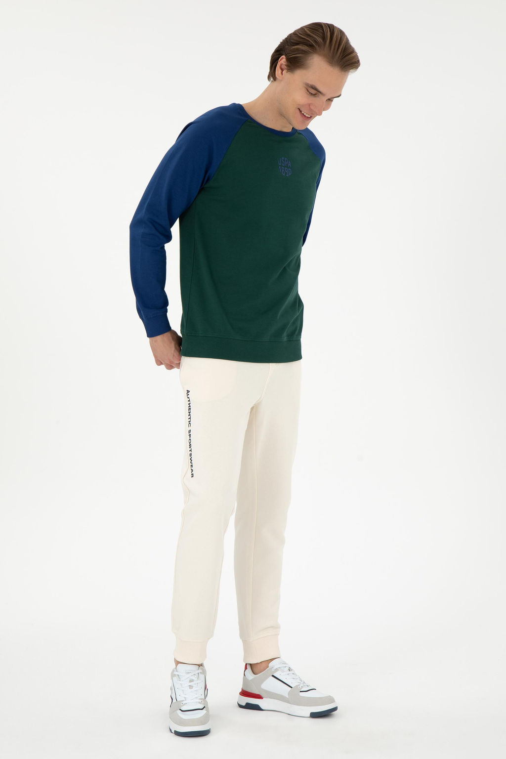 Мужские кремовые спортивные штаны Неожиданная скидка в корзине - U.s. polo assn фото 3