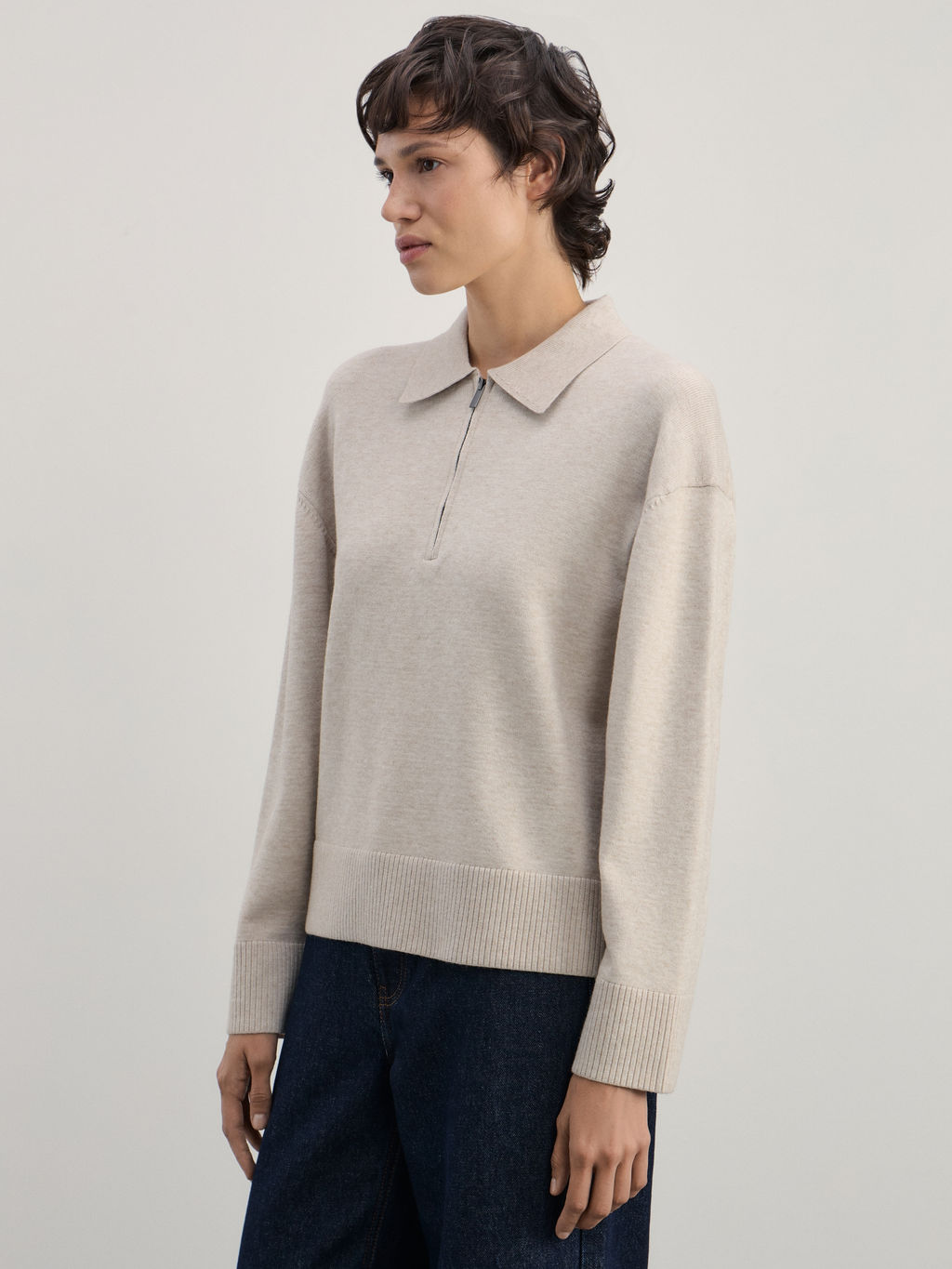 Джемпер поло из вискозы / Zarina  фото 4