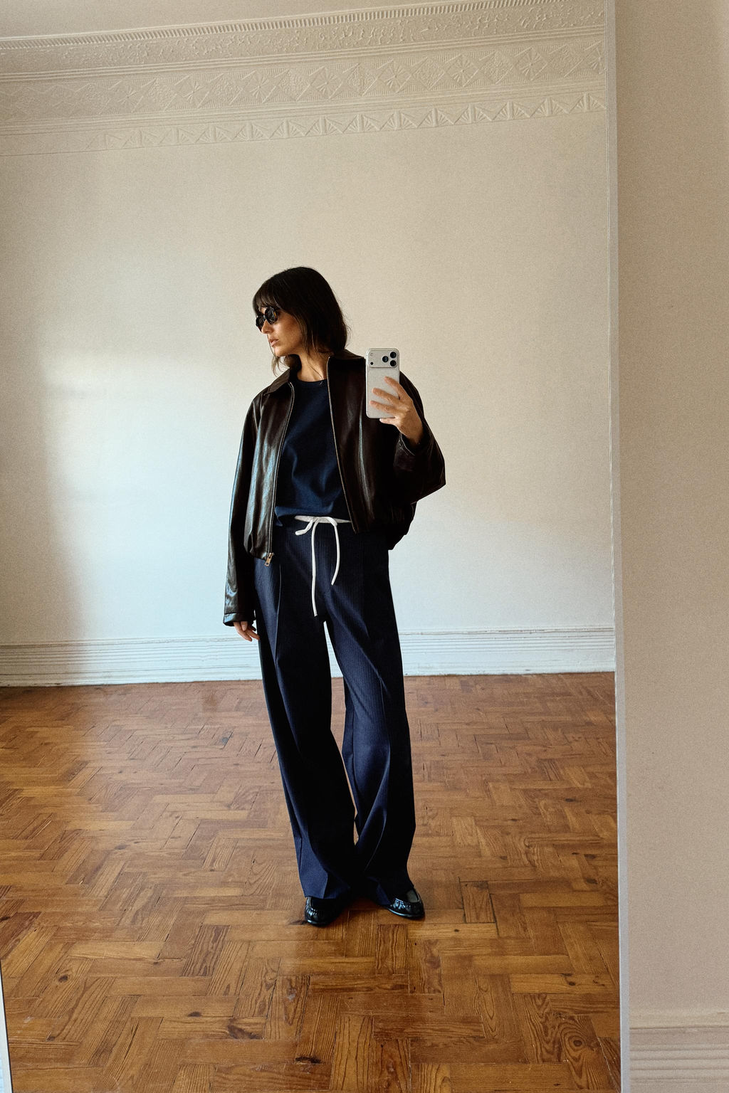 WIDE-LEG TROUSERS WITH DOUBLE WAIST - Zara фото 16