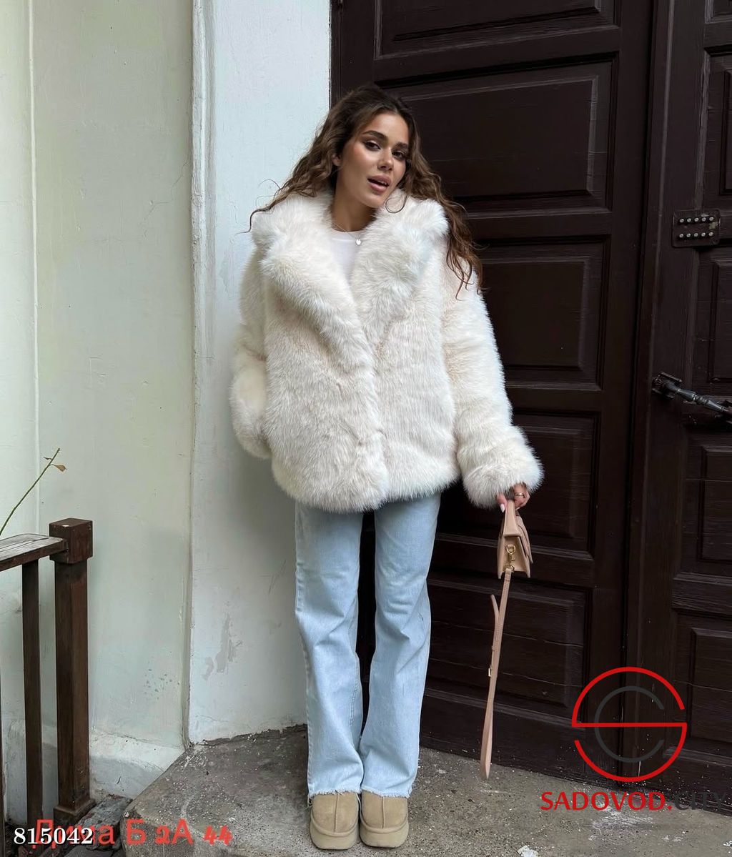 Шуба женская из искусственного меха