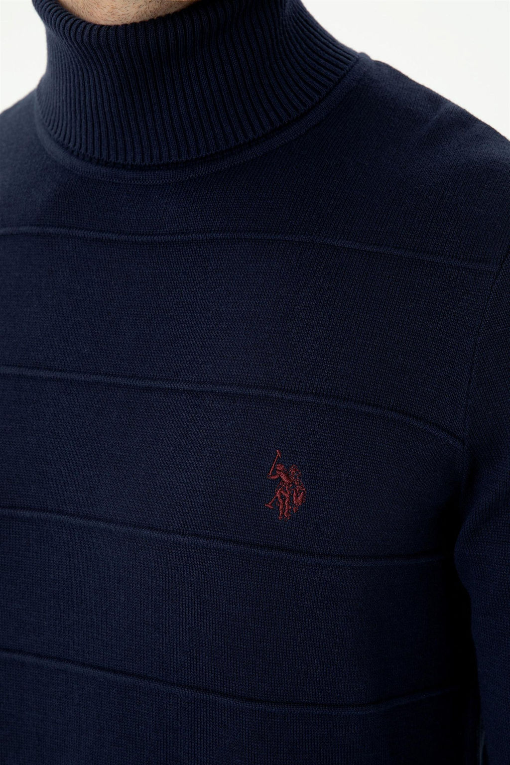 U. S. Polo Assn Мужской темно-синий свитер - U.s. polo assn фото 14