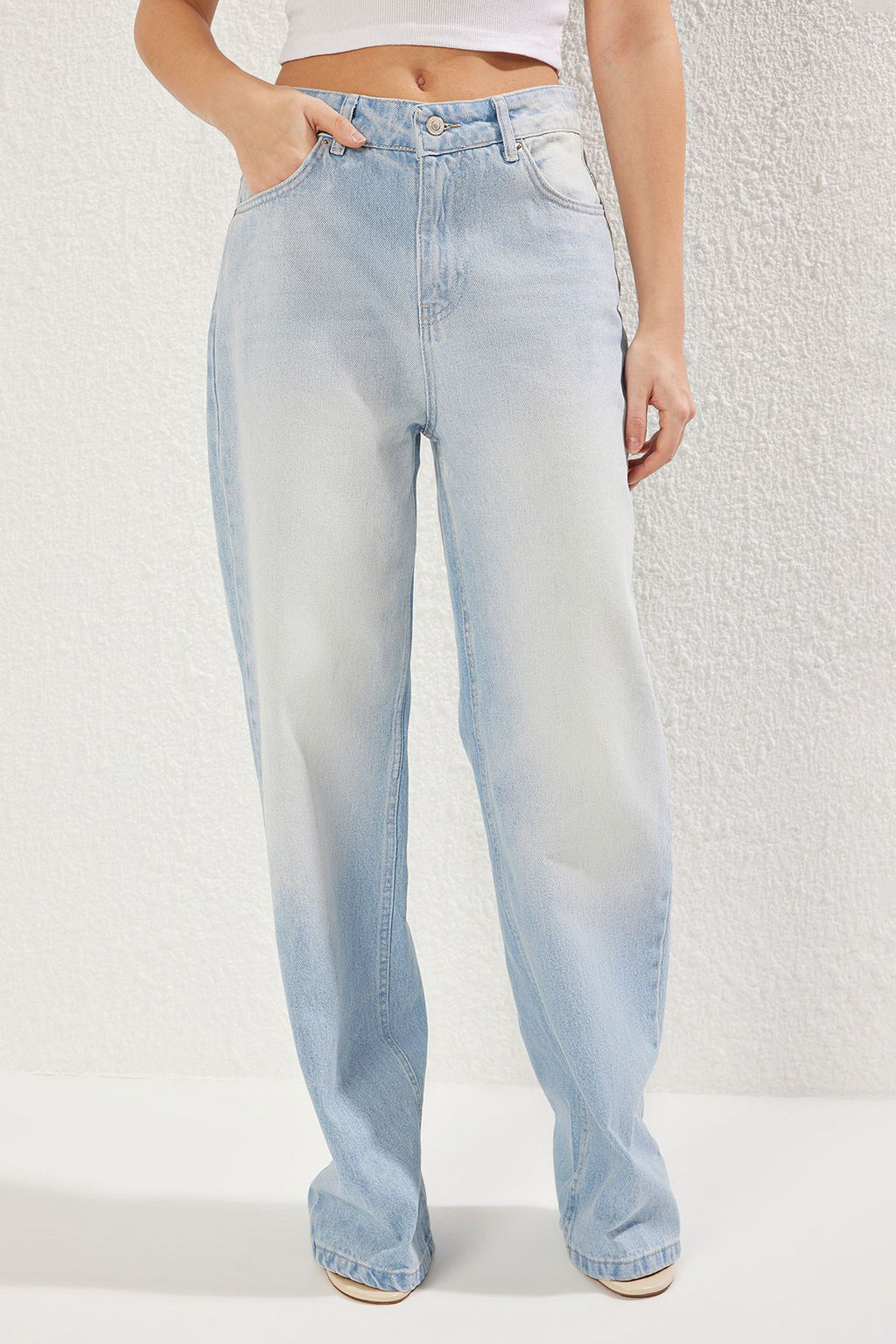 Mavi Dusuk Bel Wide Leg Jeans TWOSS25JE00178