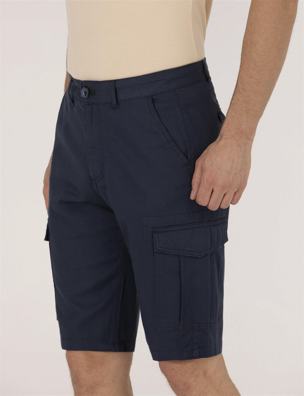 Lacivert Comfort Fit Kargo Cepli _ort - Pierre cardin фото 5