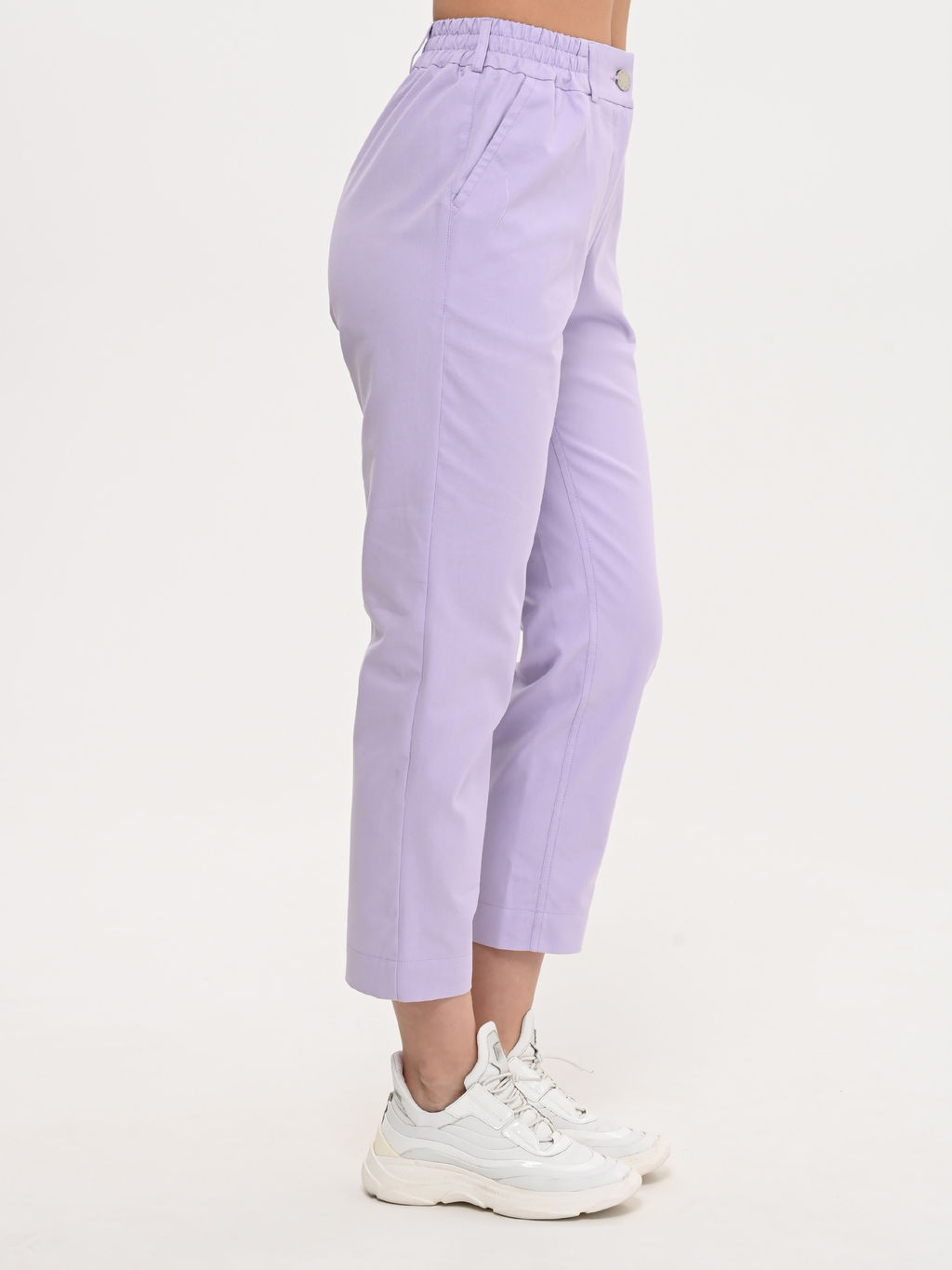 Легкие и комфортные летние брючки из хлопка с добавлением лайкры. - А+б коллекция фото 6