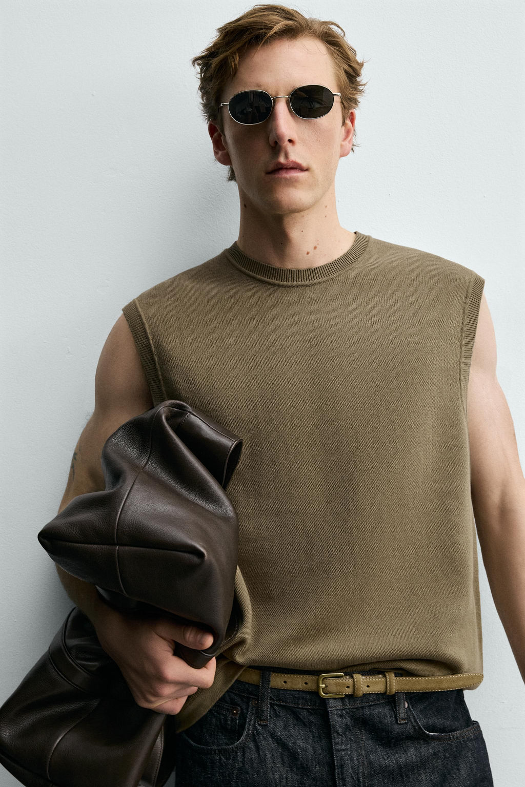 CHALECO PUNTO ESTRUCTURA / Oliva - Zara фото 5