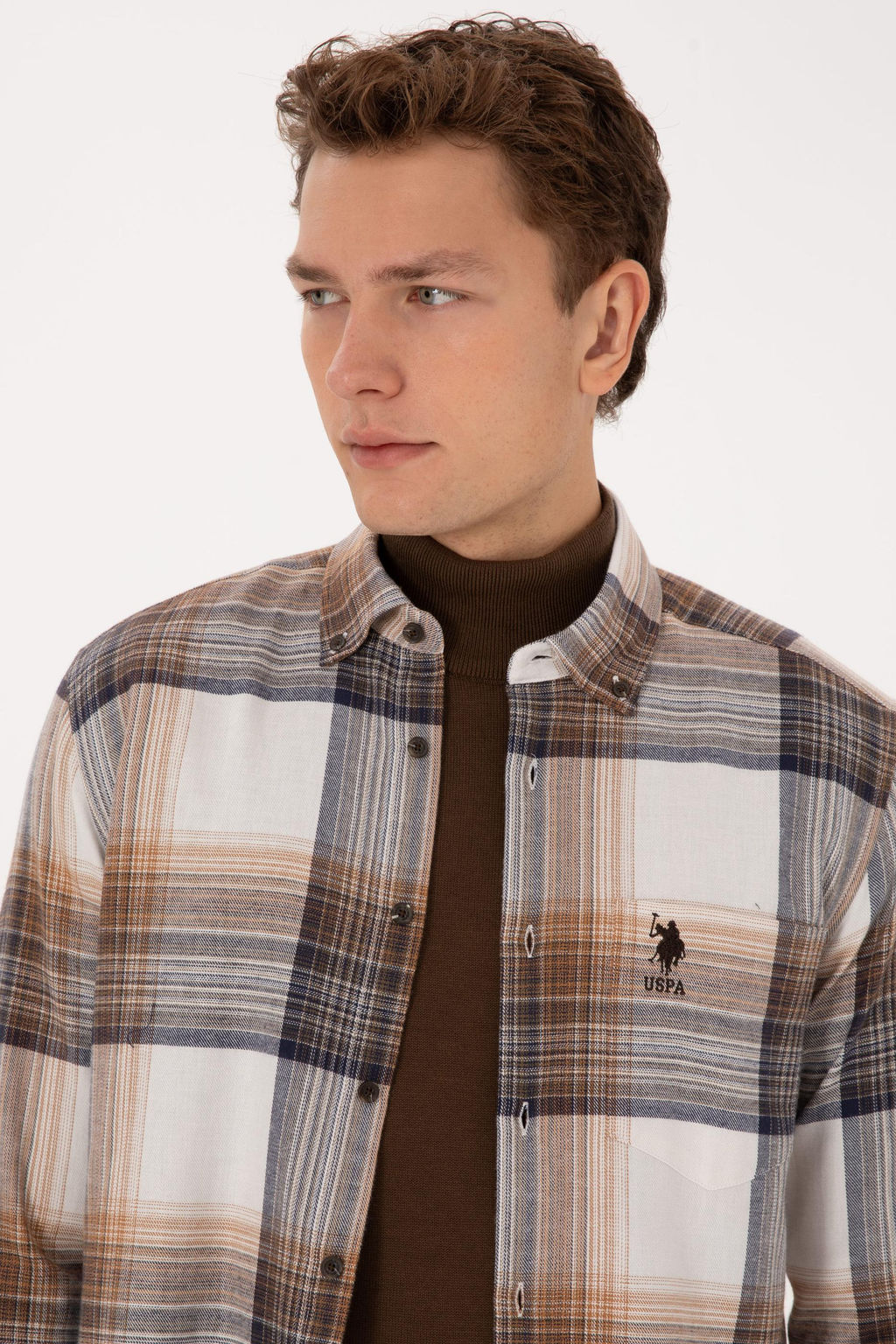 Erkek Camel Uzun Kollu G_mlek - U.s. polo assn фото 2