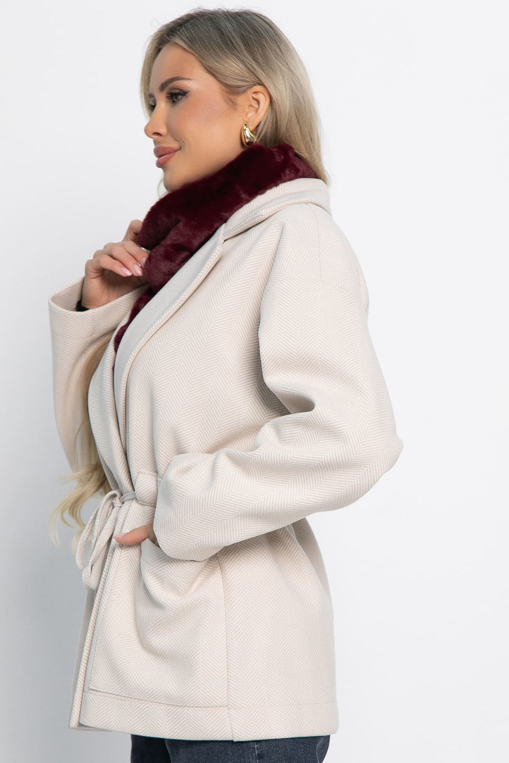 Пальто-пиджак (ткань: драп) - Lt collection фото 66