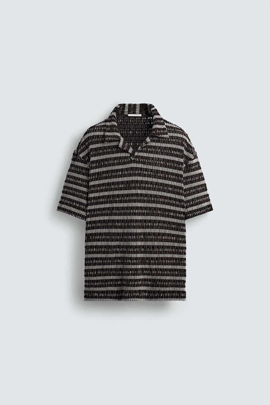JACQUARD KNIT POLO SHIRT - Zara фото 5