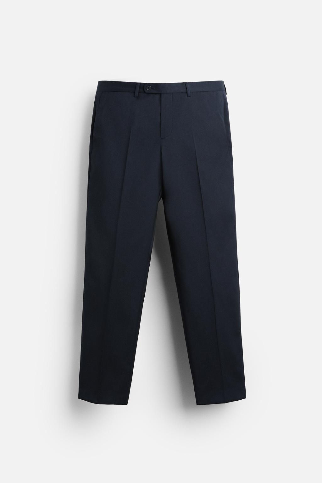 100% WOOL SUIT TROUSERS - Zara фото 13