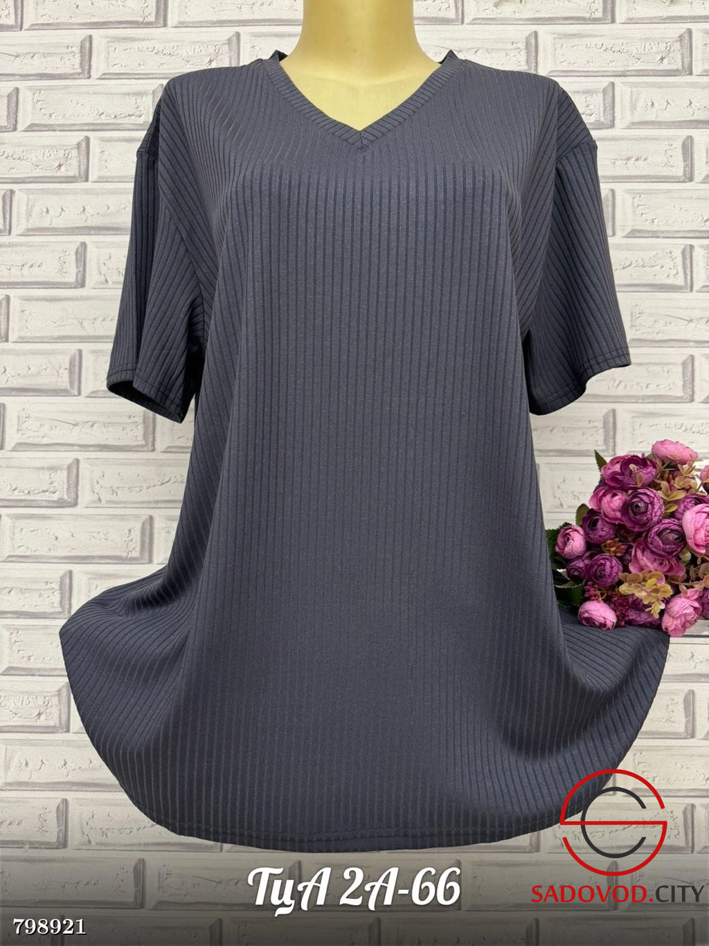 Футболка женская однотонная - Bruno фото 4