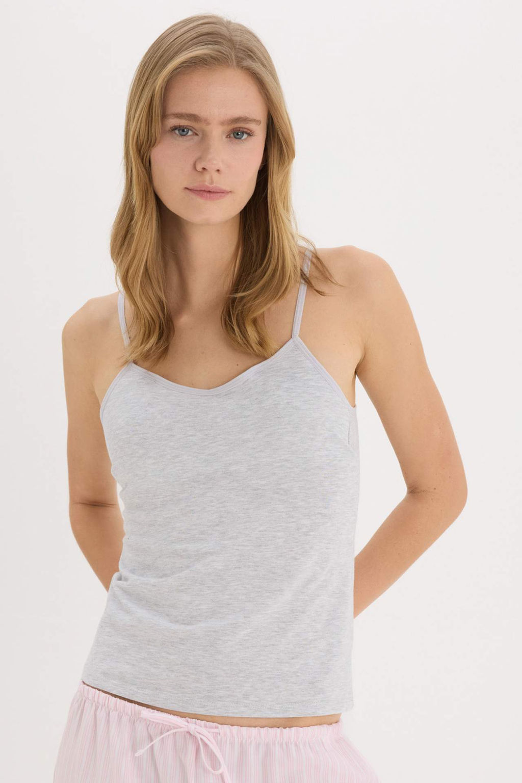 Fall in Love Regular Fit Pamuklu Atlet - Defacto фото 5
