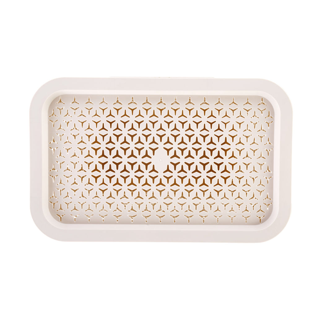 Корзина д/белья "Элемент" 30л узкая (бежевый) М9084