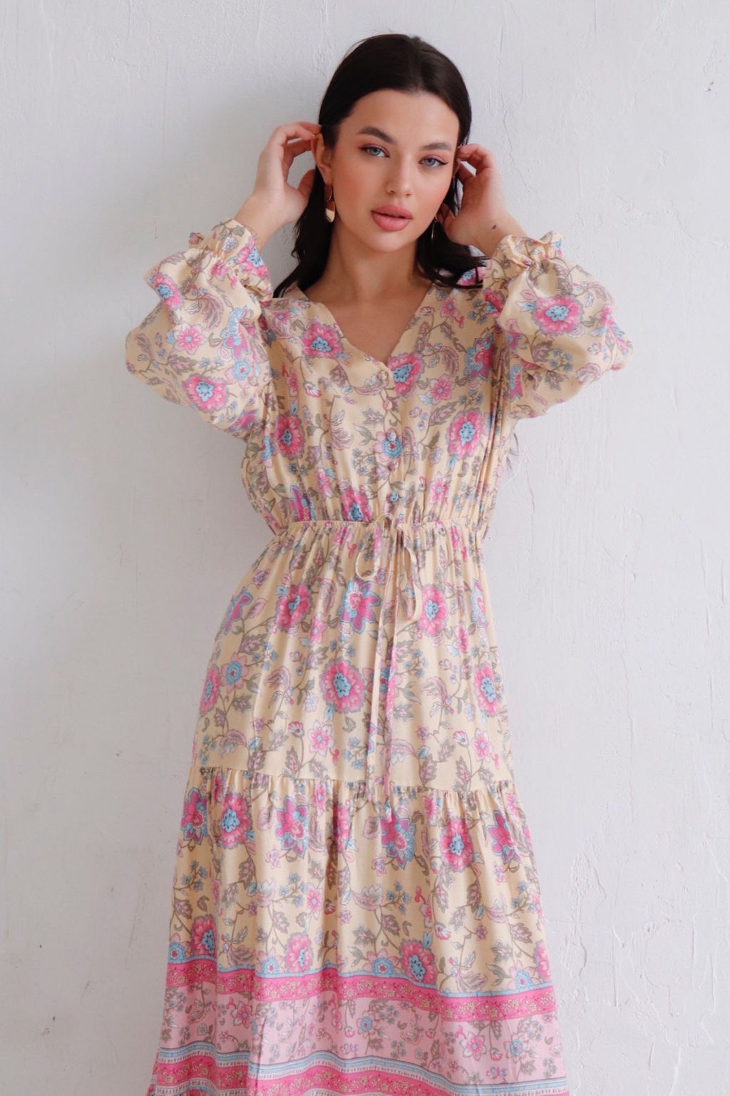 12129 Платье летнее с цветочным принтом - Martichelli фото 11