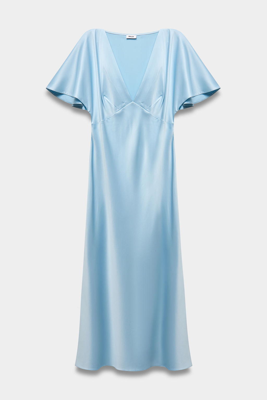 Платье из сатина с коротким рукавом - Mollis фото 5