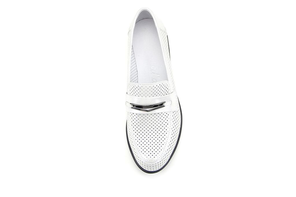 Лоферы EDART 117.p.madonna bl. white ibiza  фото 8