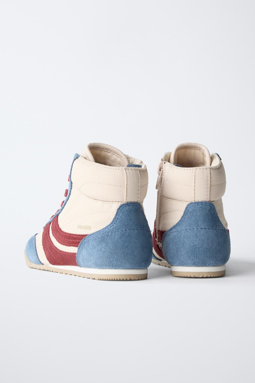 CONTRAST HIGH-TOP TRAINERS - Zara фото 4