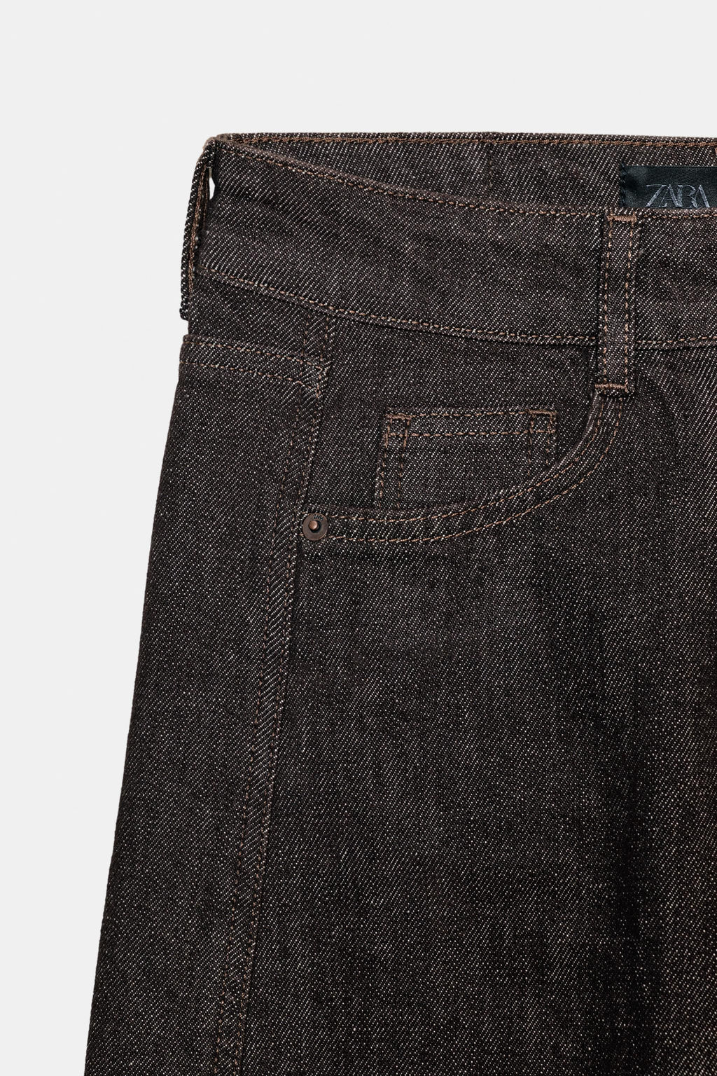 JEANS Z1975 LOOSE STRAIGHT MID-WAIST - Zara фото 16