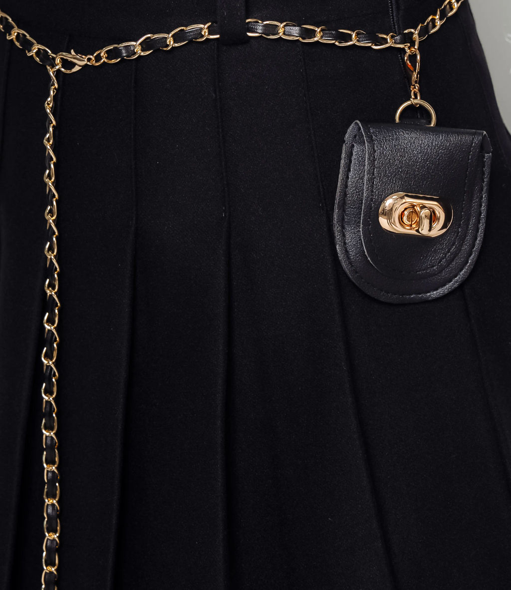 Юбка #КТ1802 (2), чёрный - Dommod фото 5