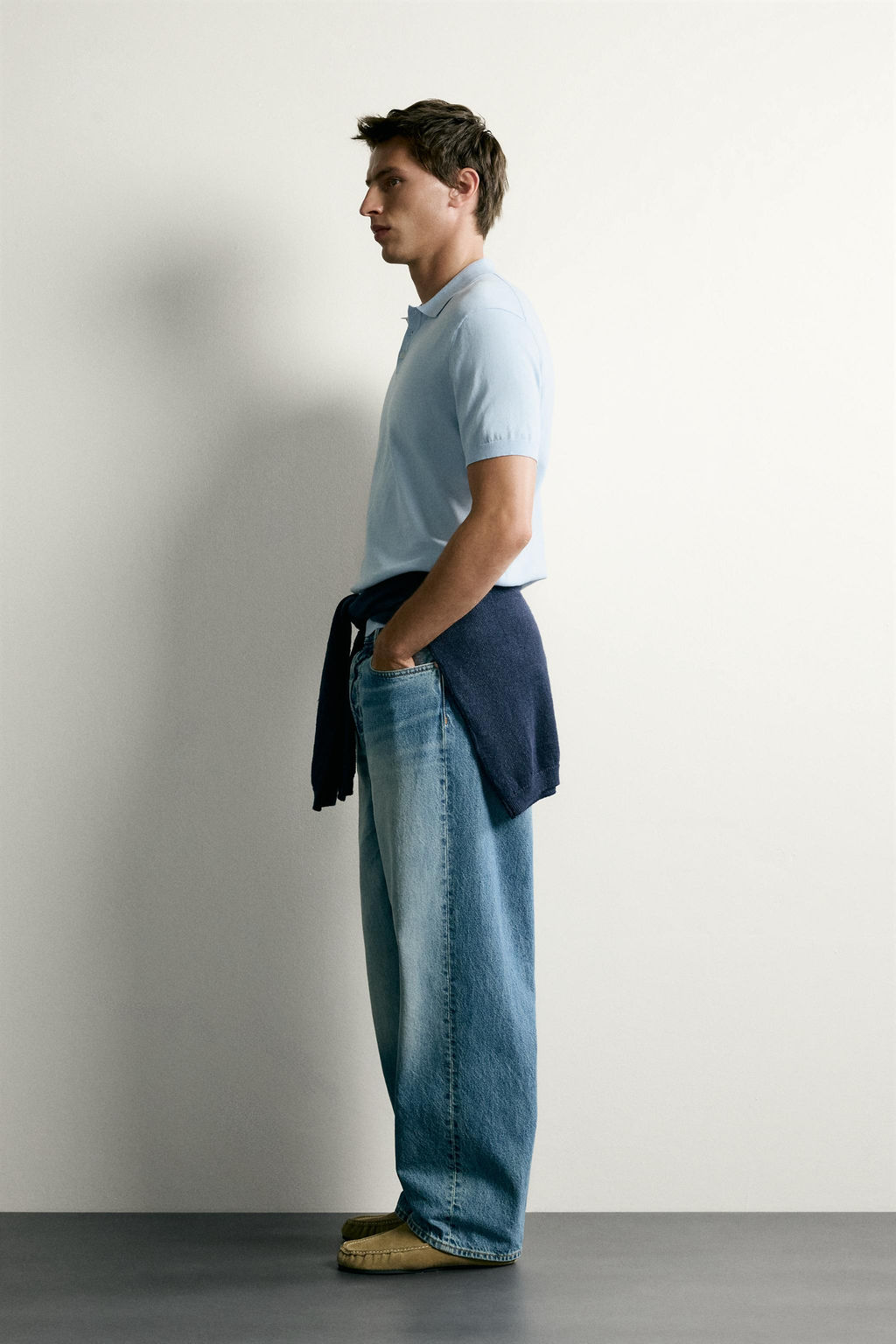 POLO PUNTO REGULAR FIT / Celeste - Zara фото 4
