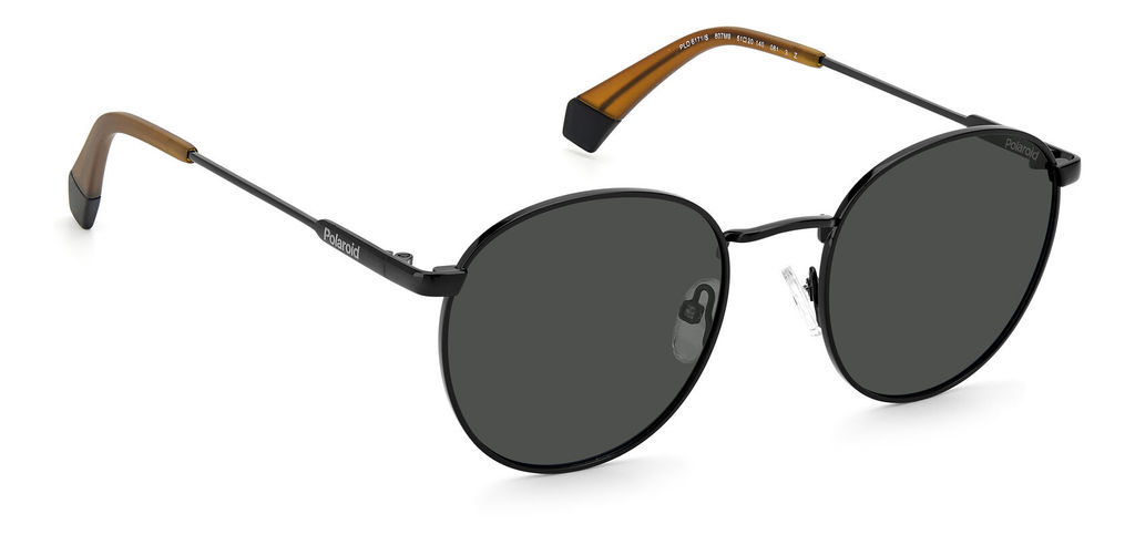 Солнцезащитные очки POLAROID PLD 6171/S Чёрный, унисекс